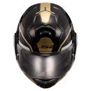 LS2 FF901 Advant X Metryk Schwarz Gold Klapphelm Motorrad Helm + dunkles Visier