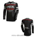 ONeal Element Kinder Jersey Squadron Schwarz Rot Kids...