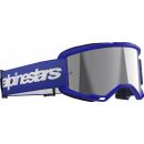 Alpinestars MX Brille Vision 3 Wordmark Blau verspiegelt...