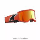 Alpinestars MX Brille Vision 5 Corp Orange verspiegelt...