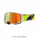 Alpinestars MX Brille Supertech Corp Gelb verspiegelt...