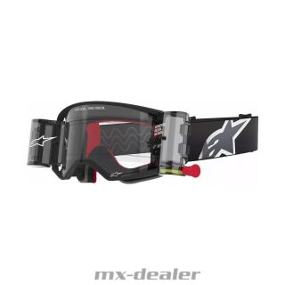 Alpinestars MX Brille Supertech Corp Schwarz Roll Off Motocross Enduro Cross