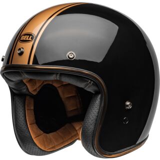 BELL Custom 500 Helm - Rally Gloss Black Bronze - Bronze & Schwarz & Schwarz - Größe S