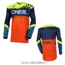 ONeal Element Kinder Jersey V.25 Shocker Blau Orange Kids...