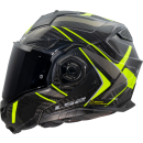 LS2 Klapphelm Advant X Carbon Future II Gelb FF901 Motorrad Helm + dunkles Visier