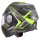 LS2 Klapphelm Advant X Carbon Future II Gelb FF901 Motorrad Helm + dunkles Visier